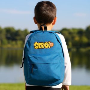 Mochila con tu nombre estilo Dragon Ball, 28 x 38 cm Ref: 9012