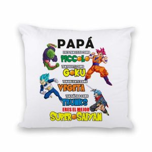 Cojín regalo para papá, ref:18, Papá dragon ball goku super saiyan