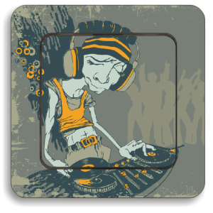 Pegatina vinilo impreso para interruptor pared, ref:pk41