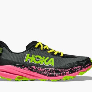 SPEEDGOAT 6 NEGRO/ROSA NEON HOMBRE HOKA