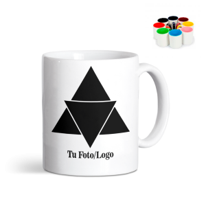 Taza de cerámica personalizada ( 11 colores disponibles )