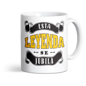 Taza de cerámica, para jubilación, esta leyenda se jubila