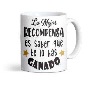 Taza de cerámica, para jubilación, te lo has ganado