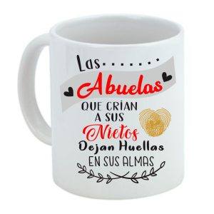 Taza de cerámica regalo para abuela