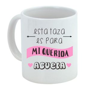 Taza de cerámica regalo para abuela
