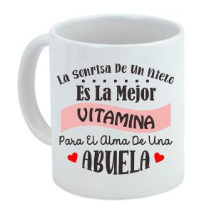 Taza de cerámica regalo para abuela