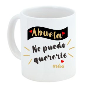 Taza de cerámica regalo para abuela