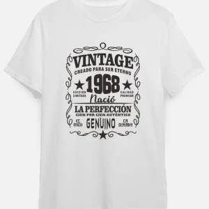 Camiseta de algodón Vintage