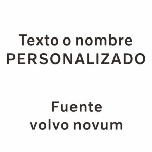 Pegatina vinilo texto o nombre personalizado con letras volvo novum